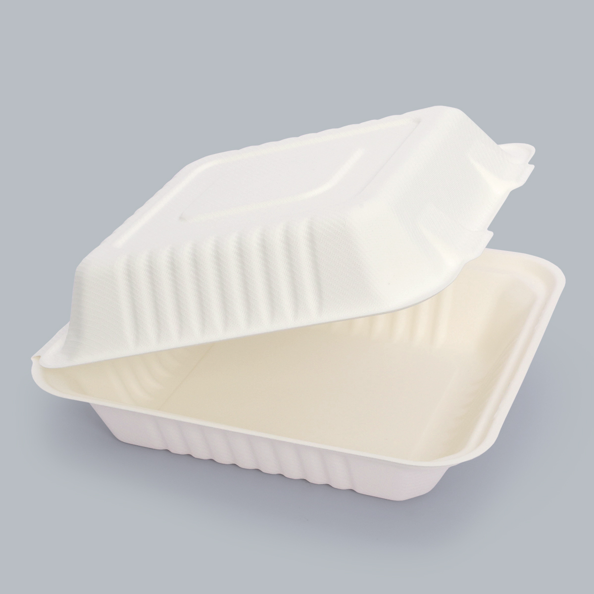 Disposable Tableware 8×8 Inch Flip-top Meal Box