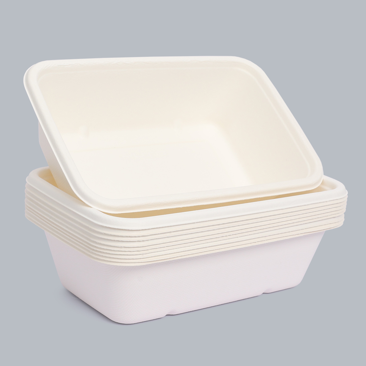 Disposable Tableware 850ml Square Meal Box