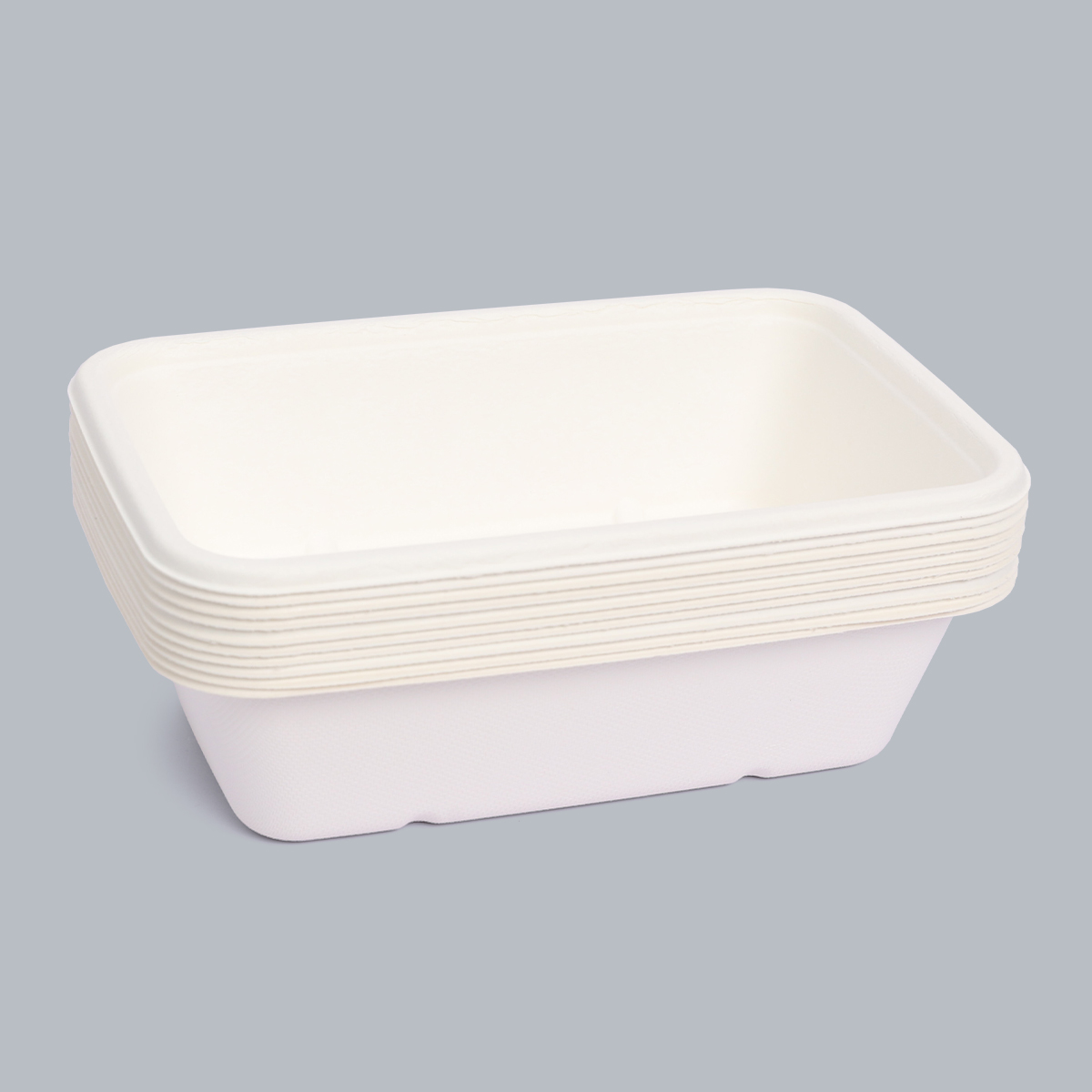 Disposable Tableware 850ml Square Meal Box