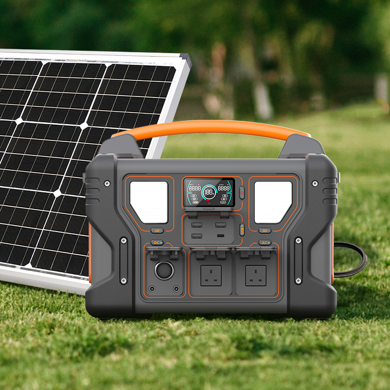 China Wholesale Price Rechargeable Solar Fast Wireless Charging Solar System 1200W Portable Power Station