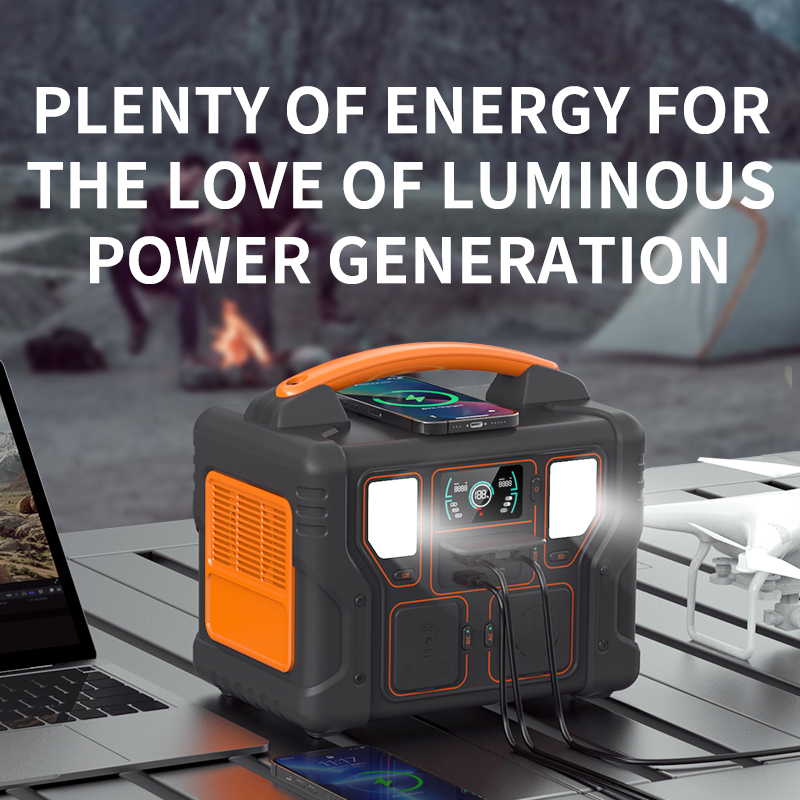 300W 12 Months Warranty Flashlight Solar Energy Storage Fast Charging Portable Power Station