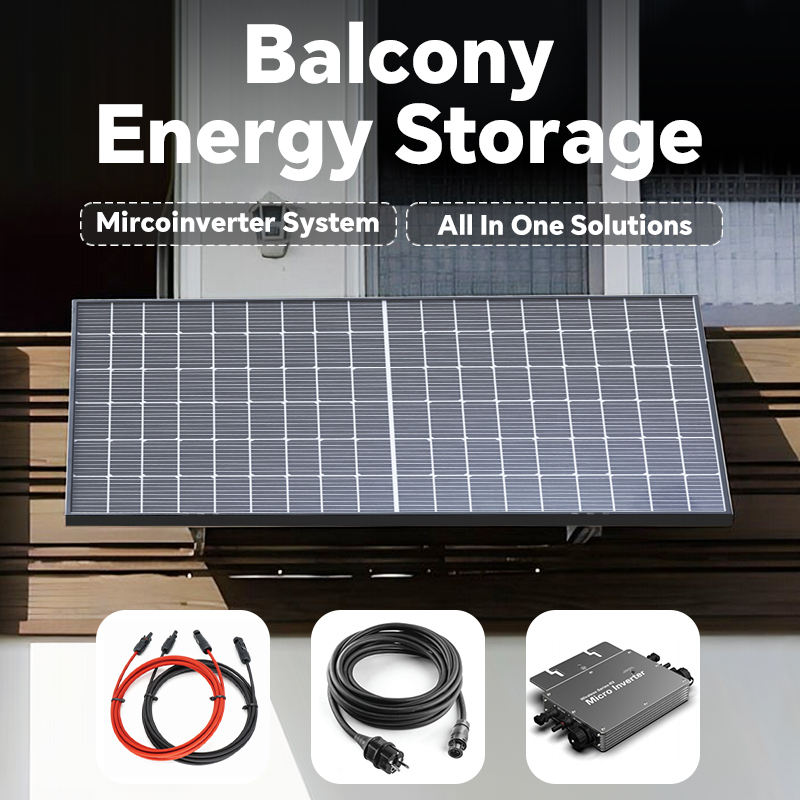 Hui Ji Balcony Panel Solar on/off-grid system for germany grid tied balcony solar system kit