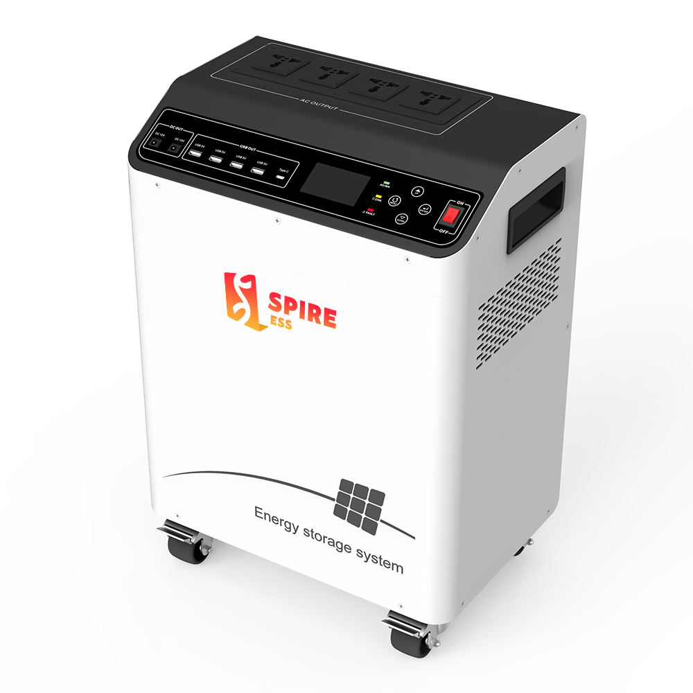 Hui Ji 4000+ Charge Cycle 24/7 UPS Plug and Play Use All In One Mppt Pure Sine Wave Inverter