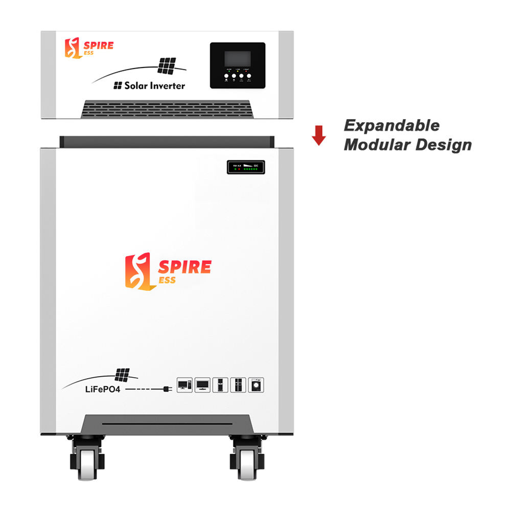 Huiji Low Frequency Solar Inverter and Ground-breaking Lifepo4 BYD Battery Cell 1.5KW Energy Storage System