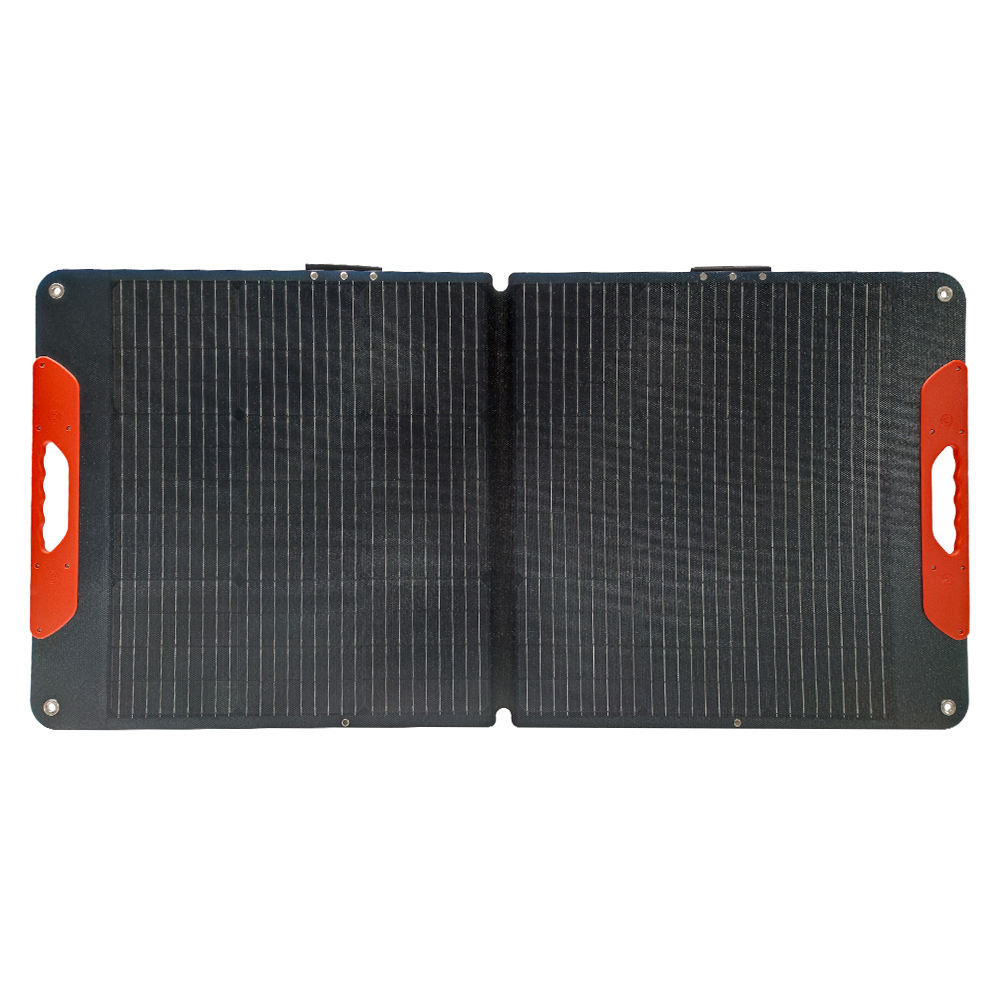 Hui Ji CE Certified Solar Energy Equipment Foldable ALL Black 120W Portable Solar Panel