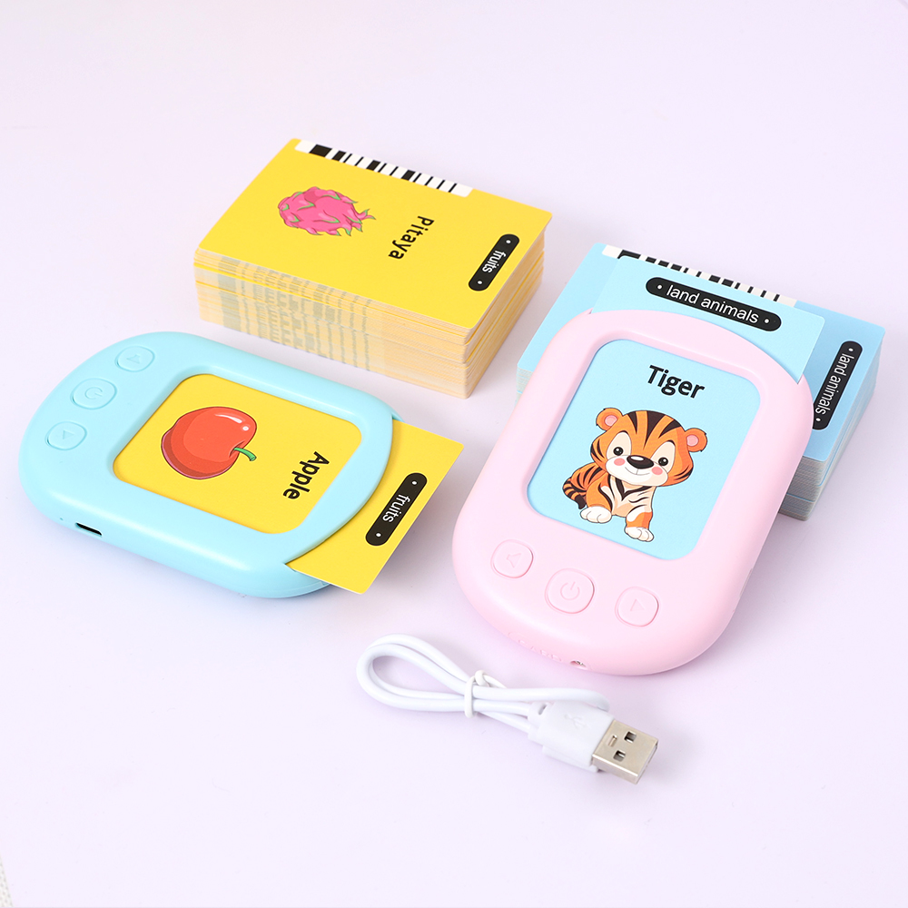 Children's plug-in card machine pre-school early learning flash card machine educational toy
