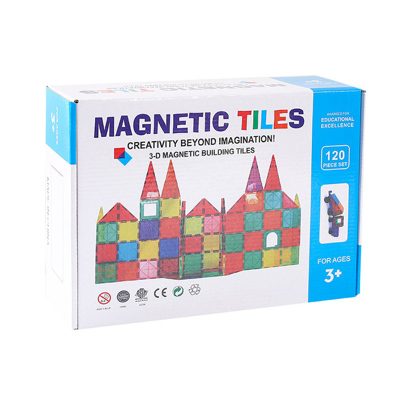48PCS Building Blocks Magnet Building Tiles Magnetic Toys for Kids 3D Magnet Puzzles Stacking Blocks