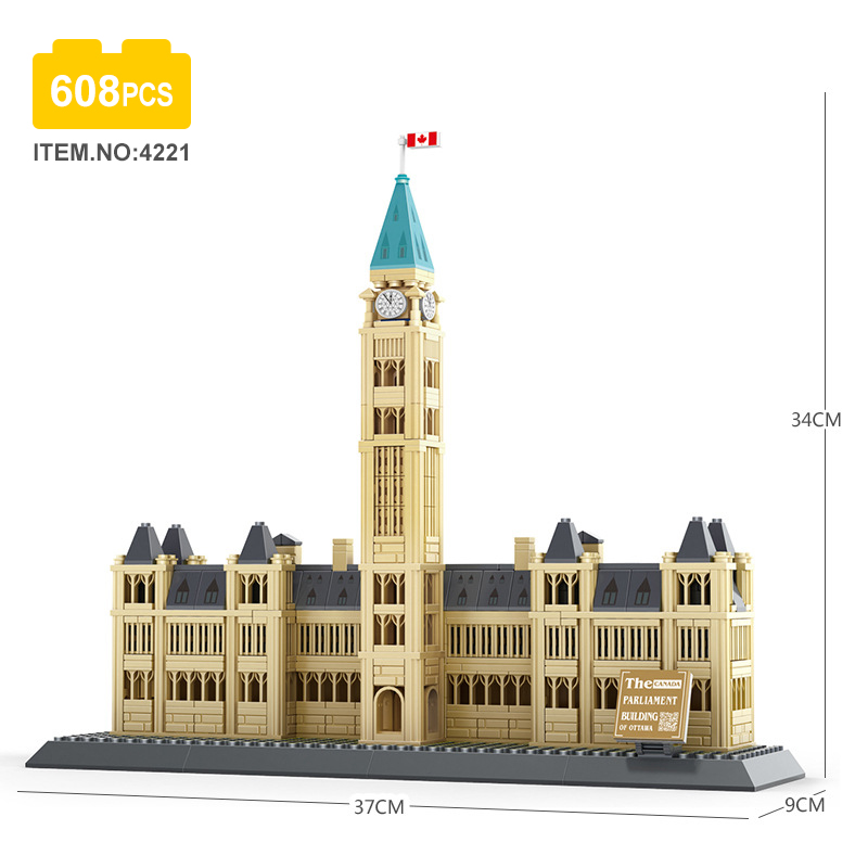 DIY Model Building Kits World Famous Architecture 3D Wooden Puzzle for Children Adults