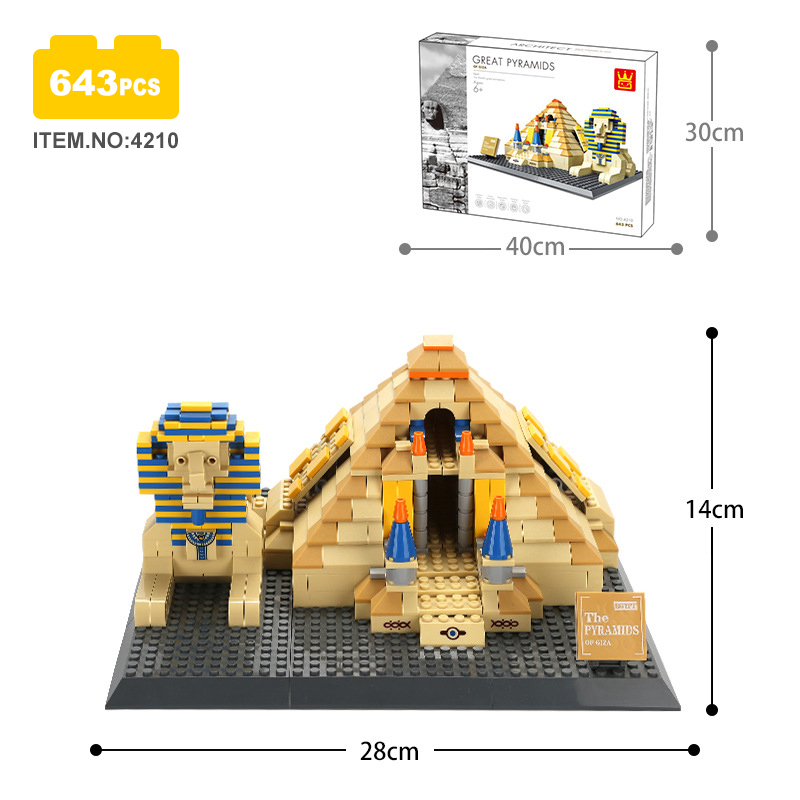 Factory price Plastic Architecture Classic Skyline City Bricks Plastic Building Blocks Sets Model Kids Gift Toys
