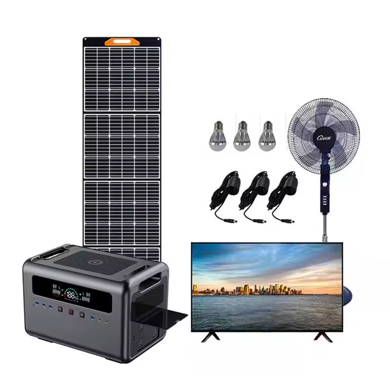 Outdoor Power Solution Power Backup System Lifepo4 Battery Solar Portable Power Station
