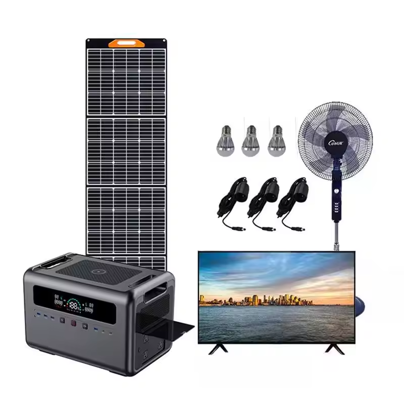 Lifepo4 Battery Outdoor Camping Emergency Storage Solar Generator 2400w Portable Power Station