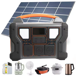 Lithium Ion Batteries Electric Solar Generator Powered Charging Station Home Power Station