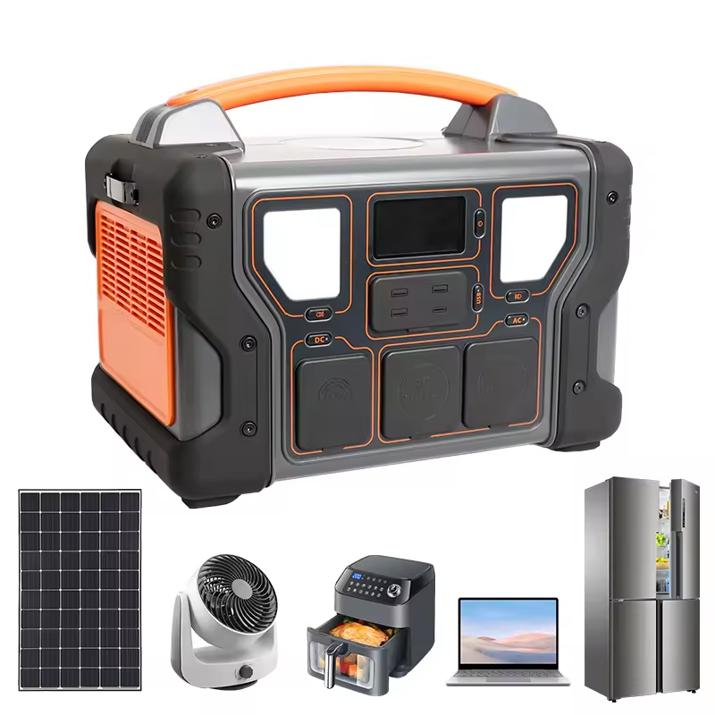 Lithium Ion Batteries Electric Solar Generator Powered Charging Station Home Power Station