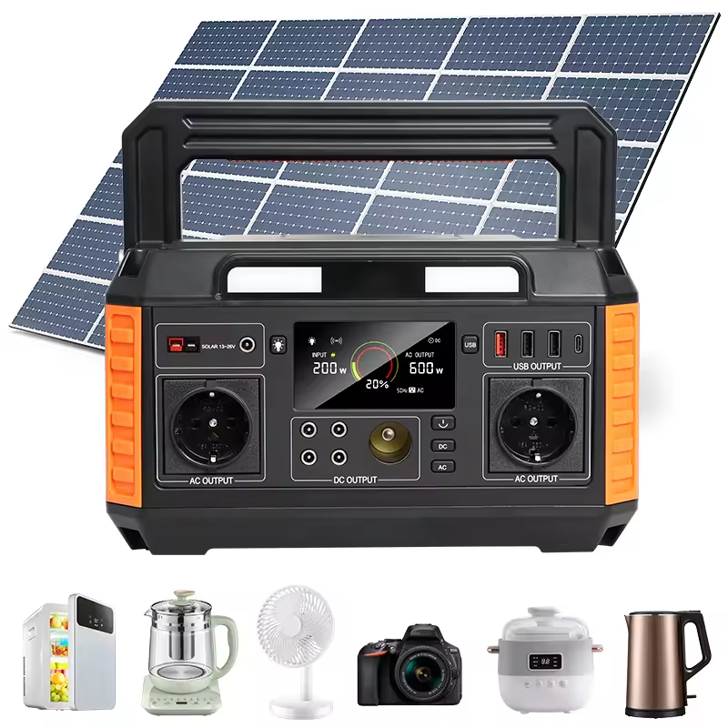 New Energy Battery 600W Pure Sine Wave Energy Storage Portable Power Station