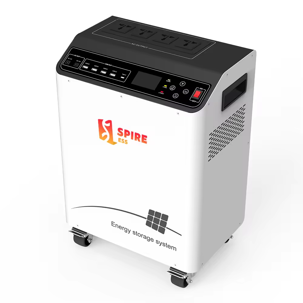 4000+ Charge Cycle 24/7 UPS Plug and Play Use All In One Mppt Pure Sine Wave Inverter With Battery