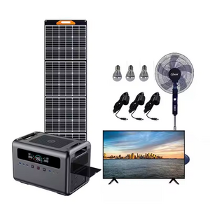 AC DC Solar LiFePO4 Battery Storage Emergency Solar Generator Portable Power Station