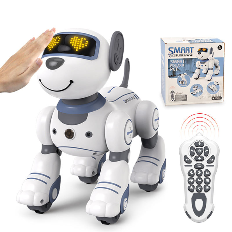 2024 Fashion Style AI Chip Dog Robot RC Stunt Dog Toy for Dancing Intelligent Walk Toy Kids