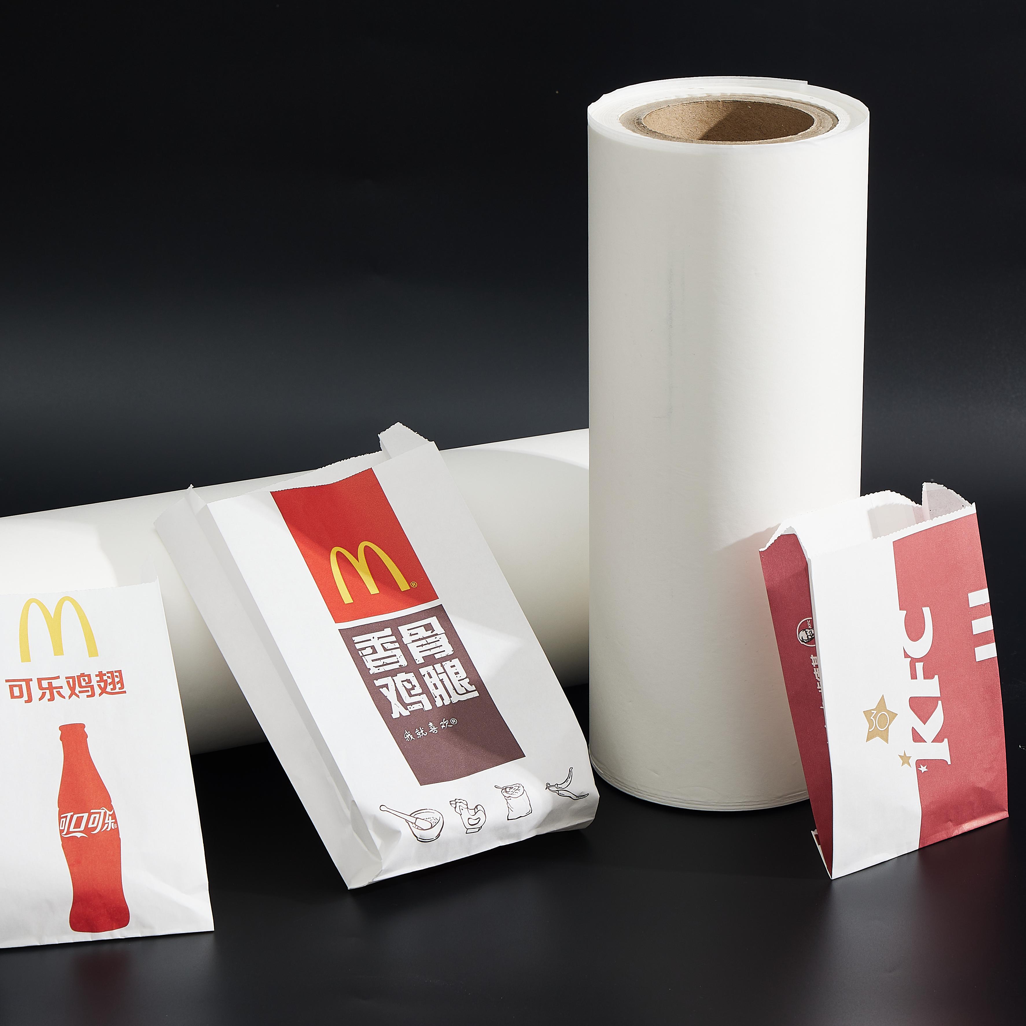 Pfas-Free Greaseproof Paper High Quality Ogr Paper for Food Wrapping FDA EU Standards