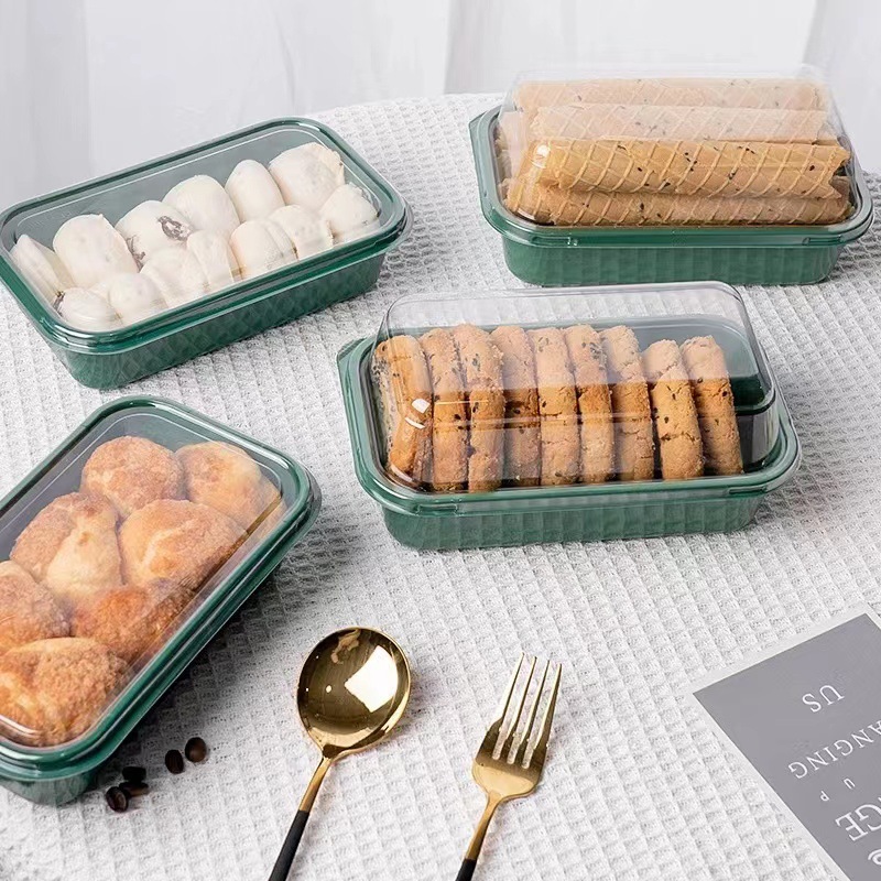 Packaging box disposable transparent baking packaging