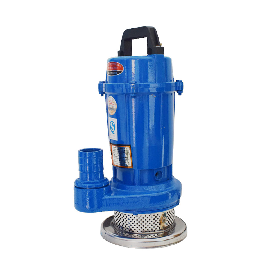 Customized head large flow dry vertical cast iron clean water submersible pump