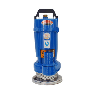 Customized head large flow dry vertical cast iron clean water submersible pump