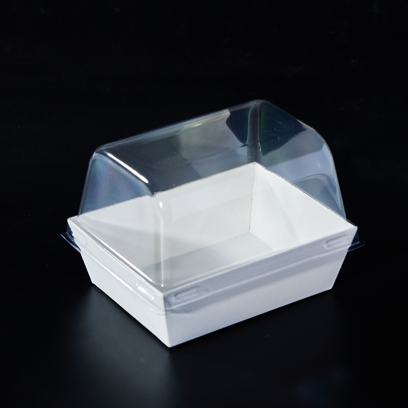 Charcuterie Boxes with Heighten Clear Lids 4 Inches Mini Oil-Proof Bakery Boxes Dessert Boxes Food Containers for Bakery Cakes