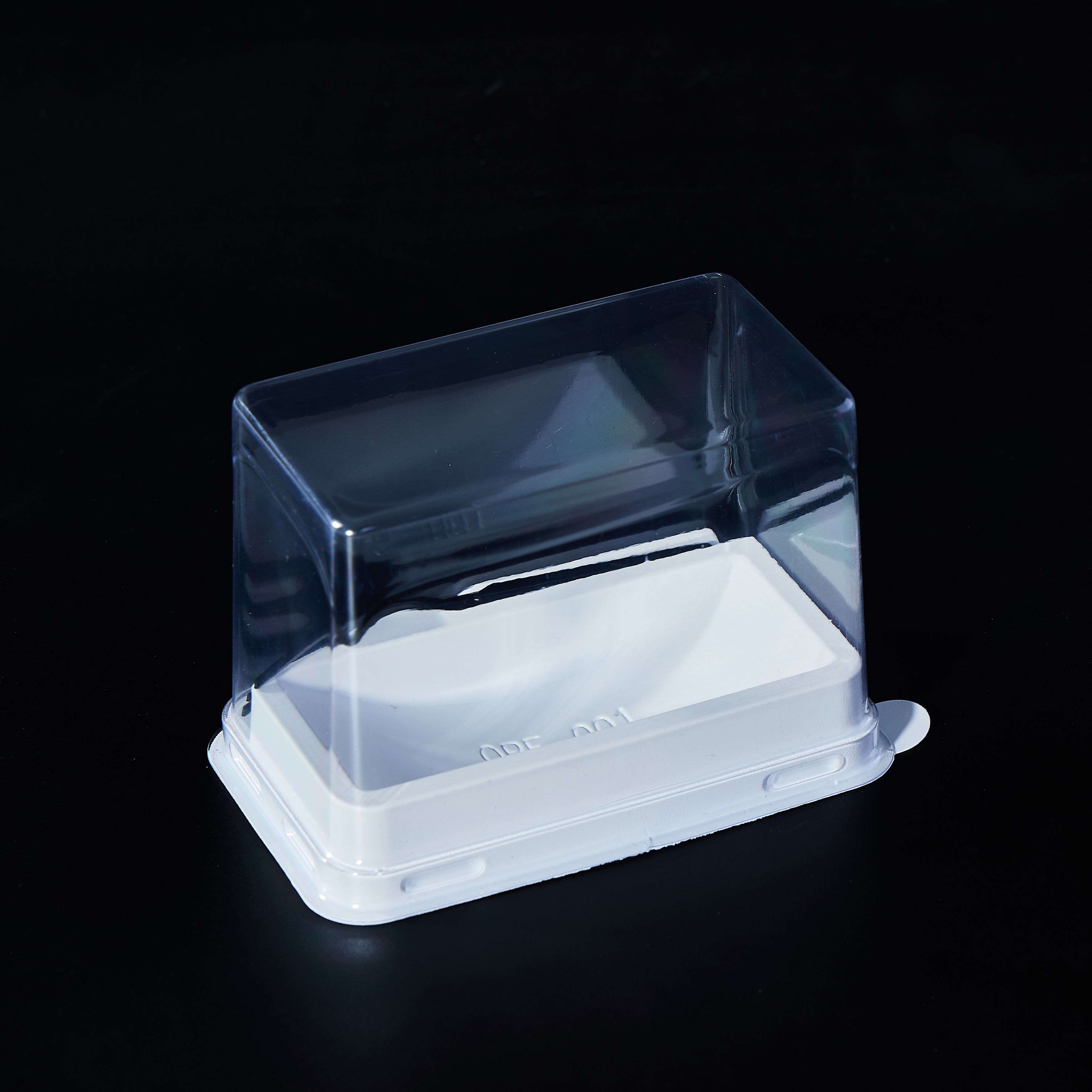 Custom Cake container with Clear Lid, PET Dessert Box for Cake Slice,Pastry, Dessert To Go