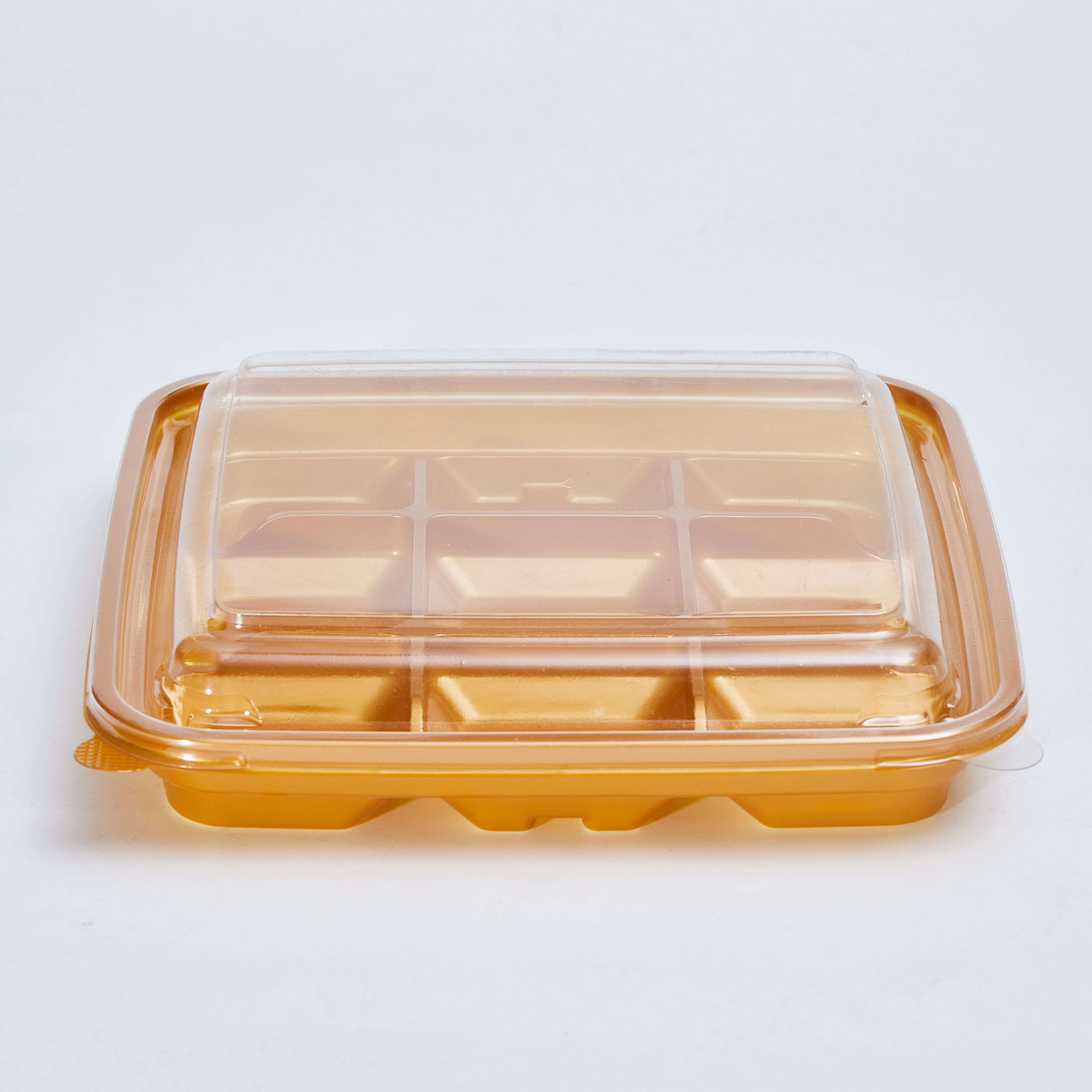 Custom Dessert container with Clear Lid PET Pastry Box for Chocolate Dessert To Go Tray