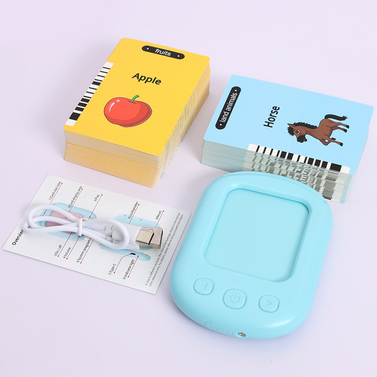 Kids Preschool Learning Toys Early Educational Intelligent Electric Kids Talk Flash Card Machine