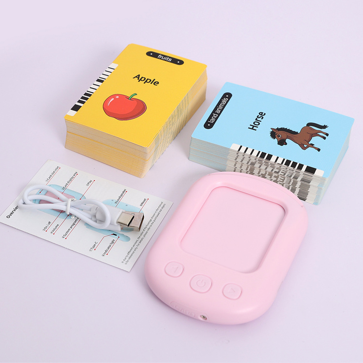 Kids Preschool Learning Toys Early Educational Intelligent Electric Kids Talk Flash Card Machine