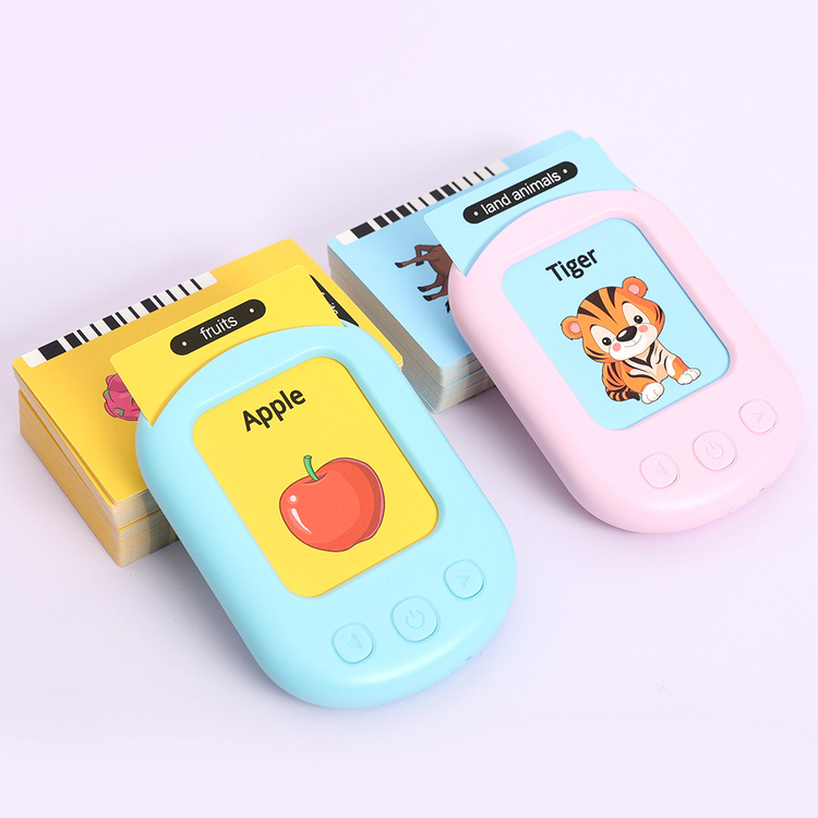 Kids Preschool Learning Toys Early Educational Intelligent Electric Kids Talk Flash Card Machine