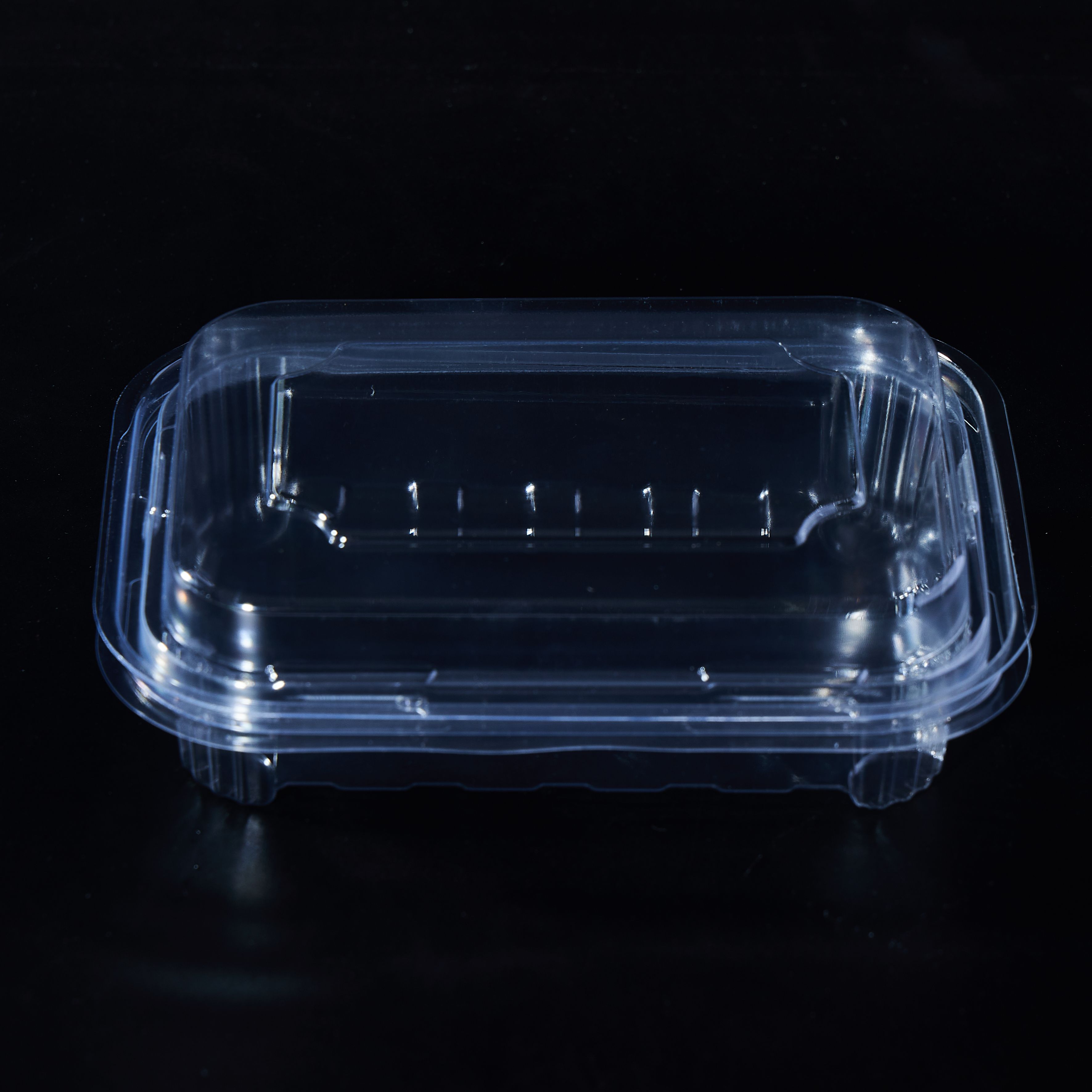 Transparent PET Box for Snack Nuts Dessert Fruit Plastic Container for Grocery store
