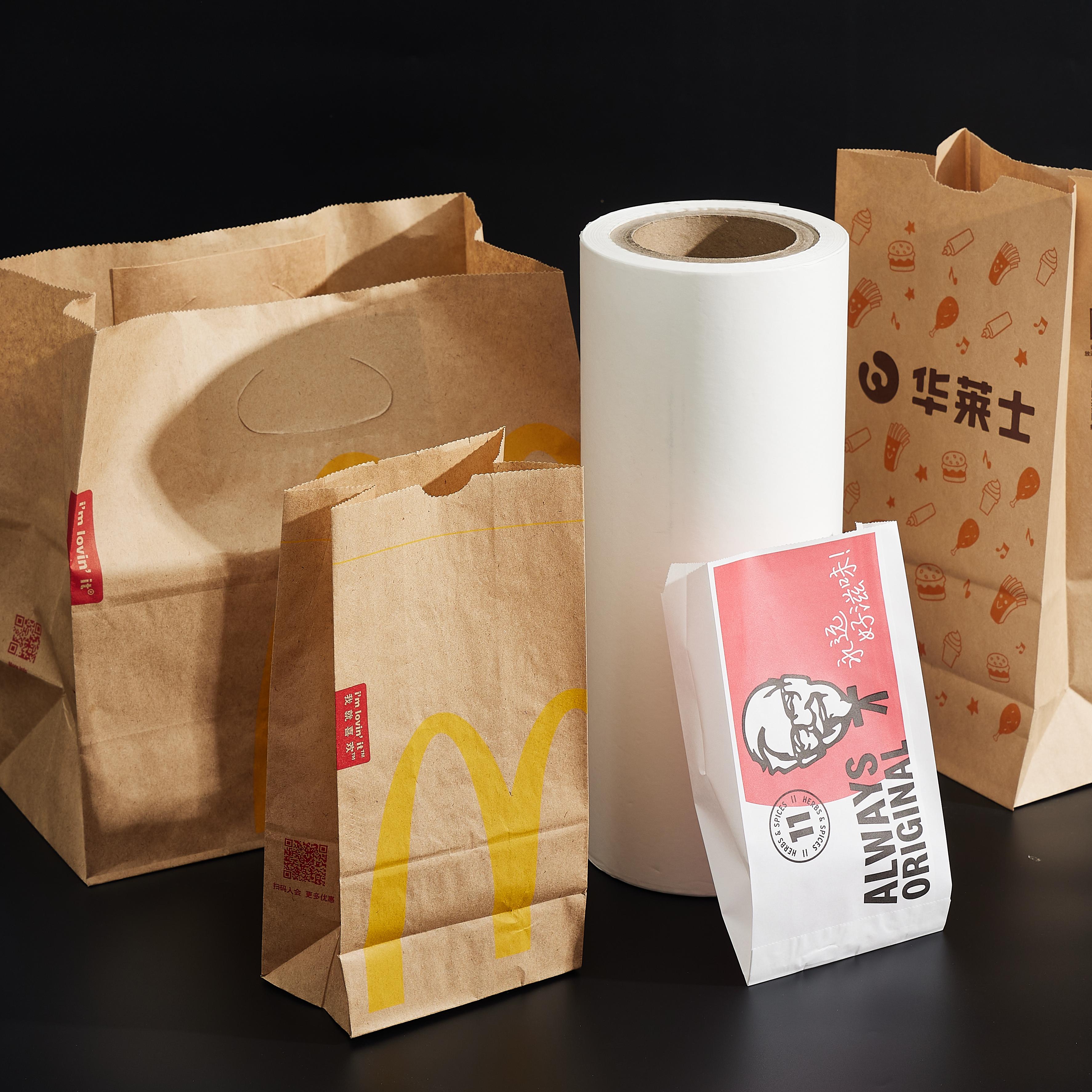 38-40g Pfas-Free Greaseproof Paper High Quality Ogr Paper for Food Wrapping FDA EU Standards