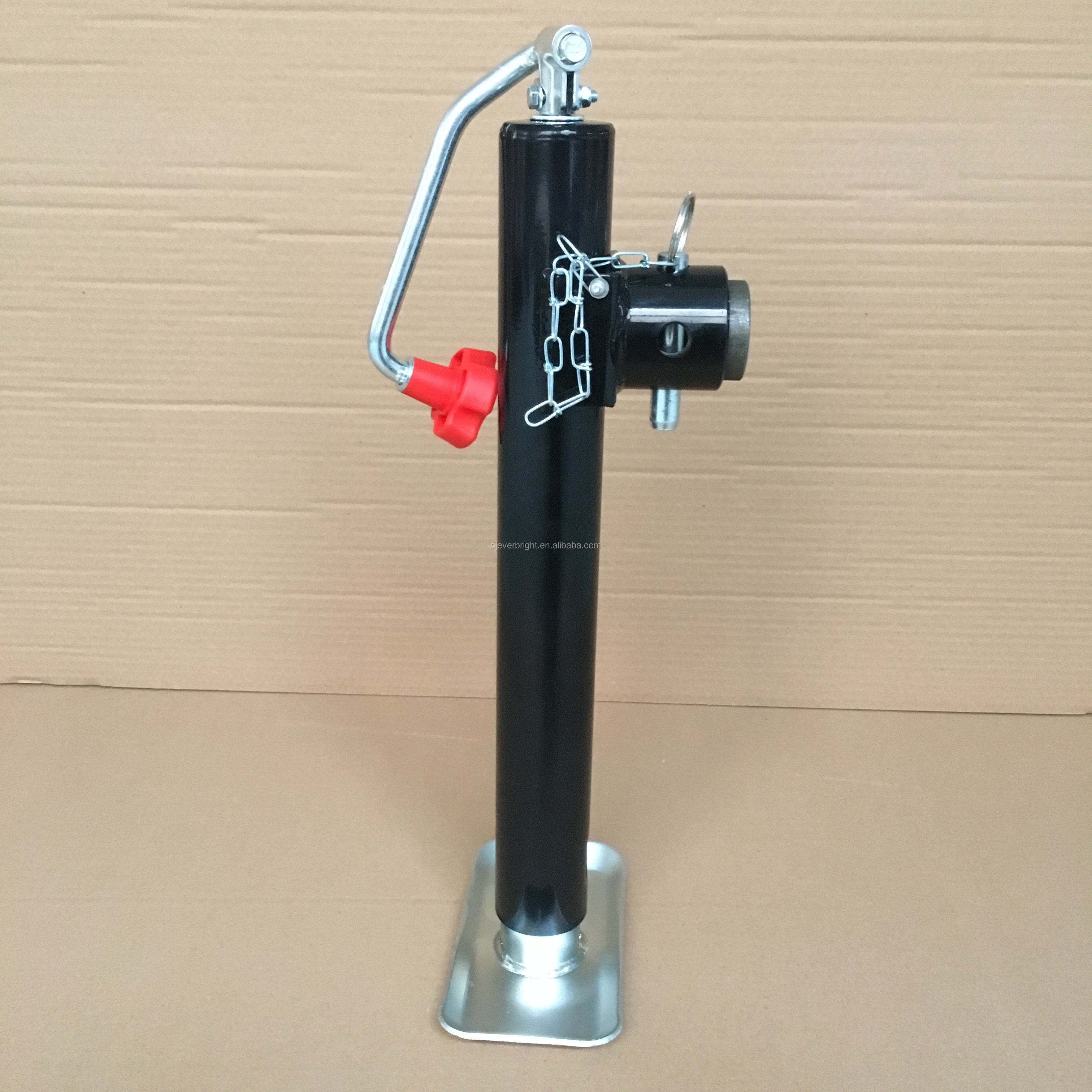 2000lbs Tubular mount trailer stabilizer jack with top wind