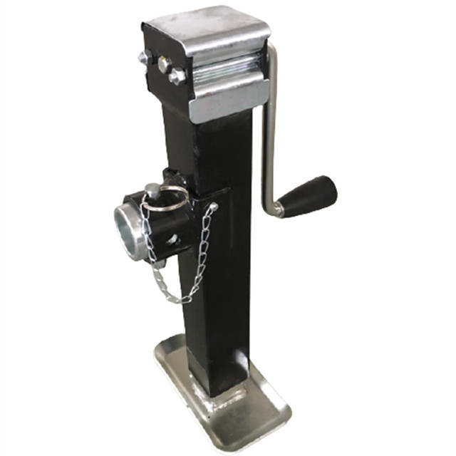 2000LBS heavy duty square tube trailer jack with pipe mount for small vehicle car jack