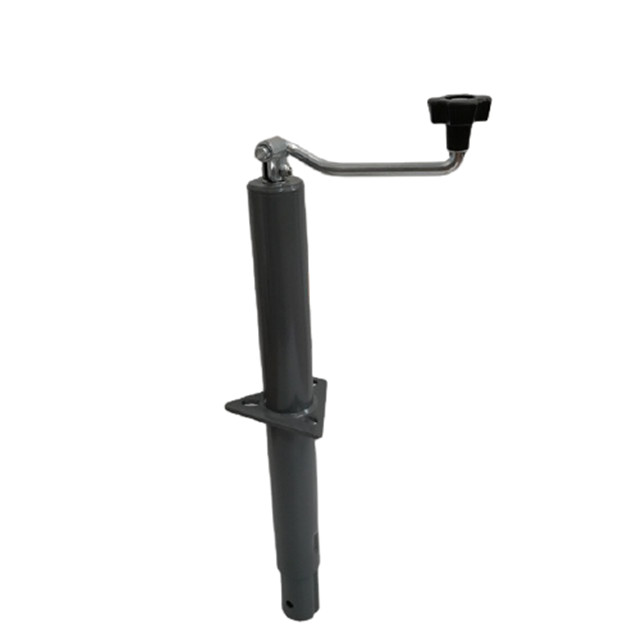 Utility Jack 2000lbs Adjustable Top Wind A-Frame Jack Heavy Trailer Support Leg Black Powder Coated A Frame Jack