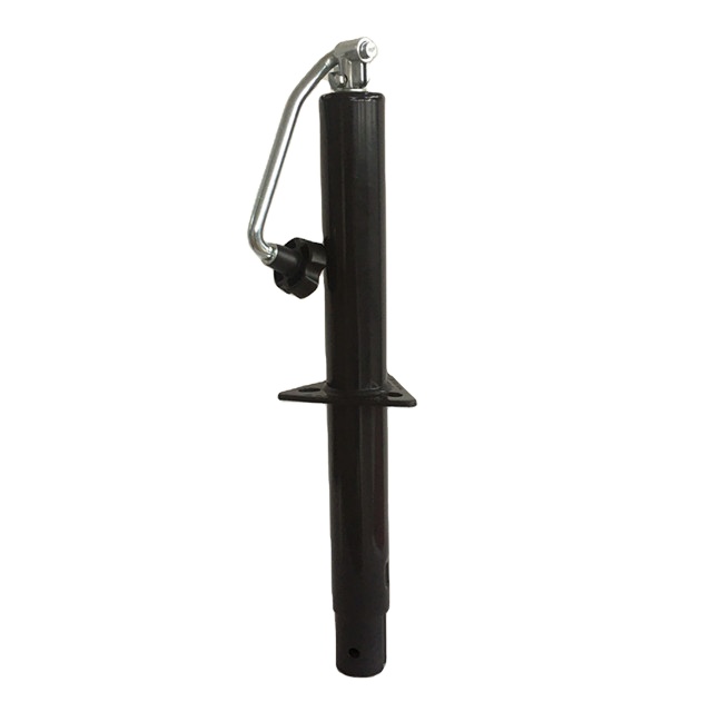 Utility Jack 2000lbs Adjustable Top Wind A-Frame Jack Heavy Trailer Support Leg Black Powder Coated A Frame Jack