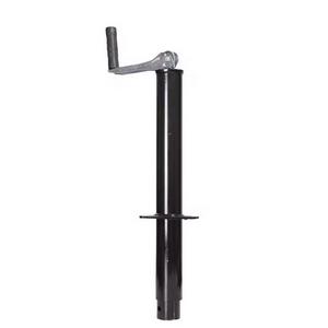 Black powder coated 5000lbs 15" Lift Top Wind A Frame Pipe Tongue Jack for Caravan Travel Trailer