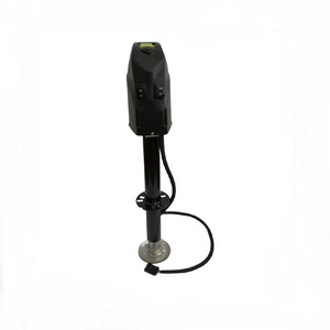 A-Frame Electric Tongue Jack with LED Work Light and Permanent Ground Wiring for Camper Trailer RV