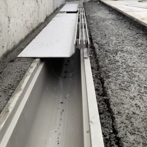 Stainless steel linear gutter cover Precast resin ditch Slit drain cover Concealed gutter cover Squares roads Drainage system