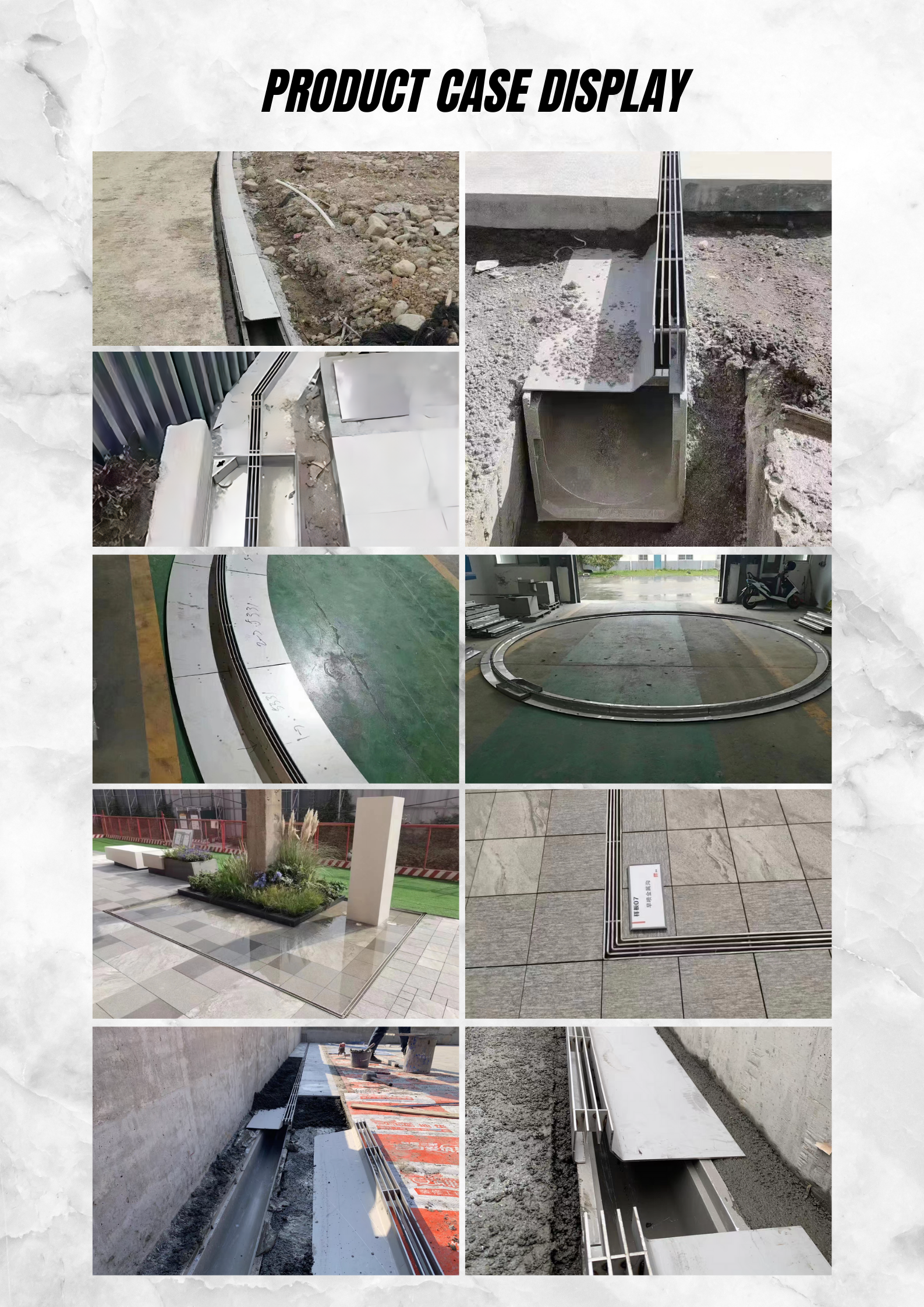 Stainless steel linear cover plate Stainless steel custom cover plate Drain cover Manhole cover Sewer repair manhole covers