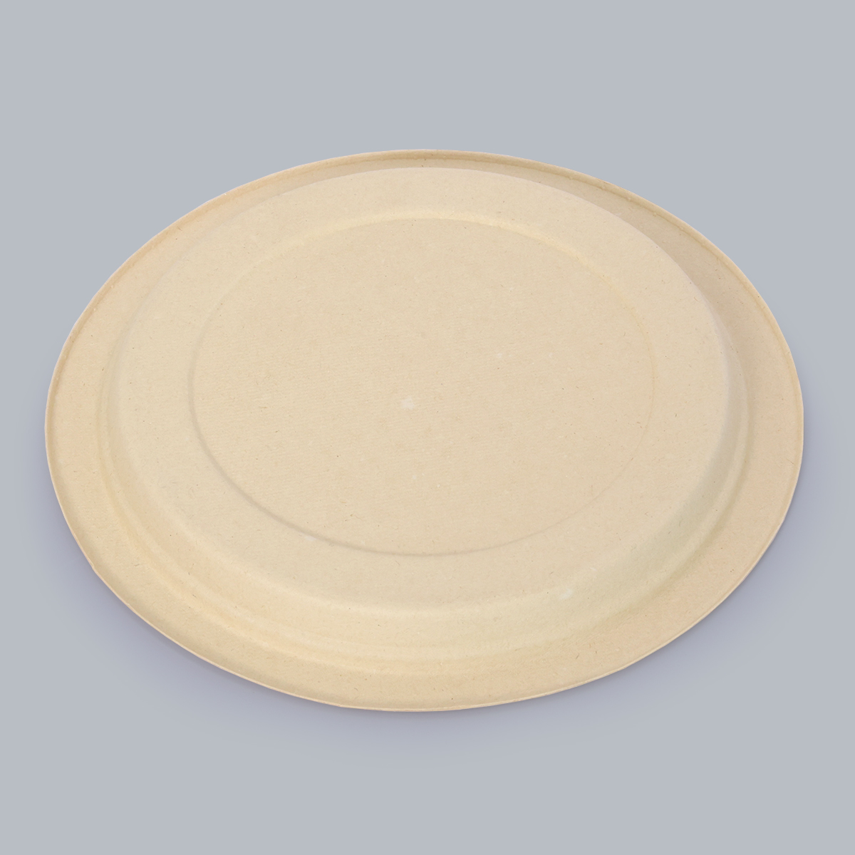 Compostable Paper Plates Disposable Tableware 9-inch Round Plate Eco-Friendly Food Containers