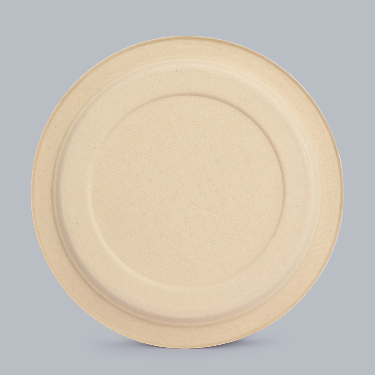 Compostable Paper Plates Disposable Tableware 9-inch Round Plate Eco-Friendly Food Containers