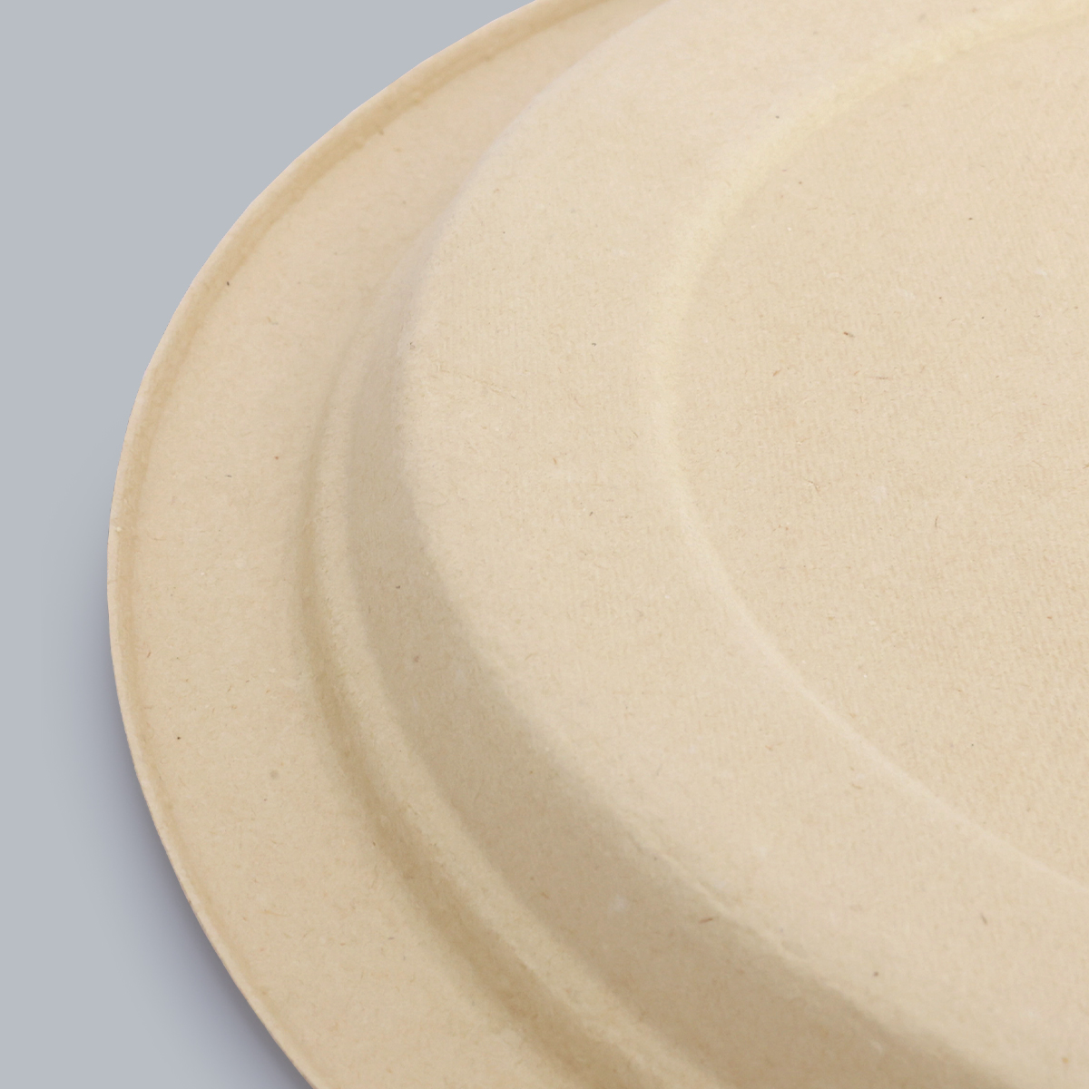 Green Paper Products Disposable Tableware 9-inch Round Plate Disposable Eco-Friendly Plates