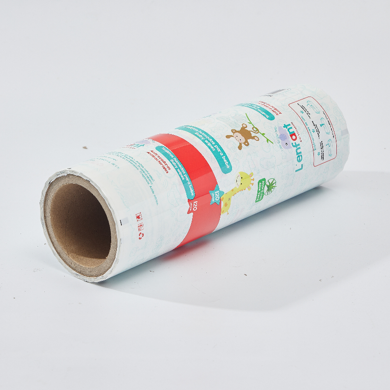 Custom Printing PE Moisture Proof Wet Wipes Packaging Film Roll