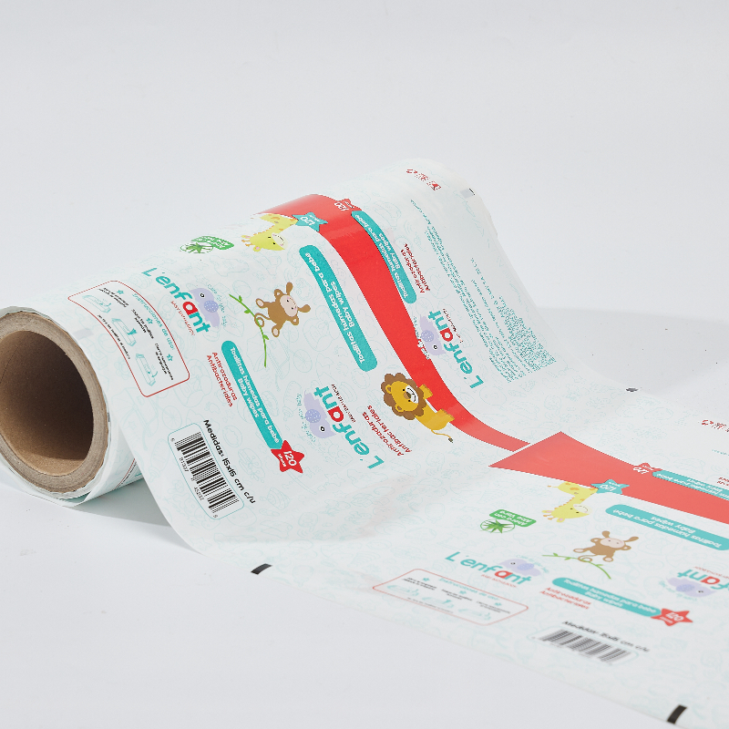 Custom Printing PE Moisture Proof Wet Wipes Packaging Film Roll