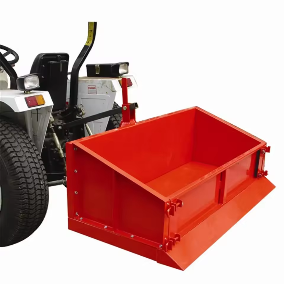 Hot Sale Transport dirt scoop farm machinery tractor rear bucket loader