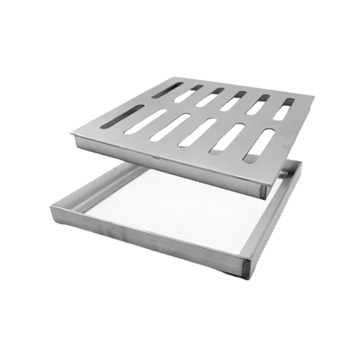 304 stainless steel rain grate Gutter cover plate Floor drain with frame Stainless steel manhole cover