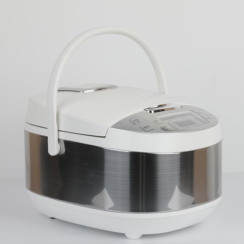 Rice cooker with aluminum inner pot and heating plate half open design lid rice cooker