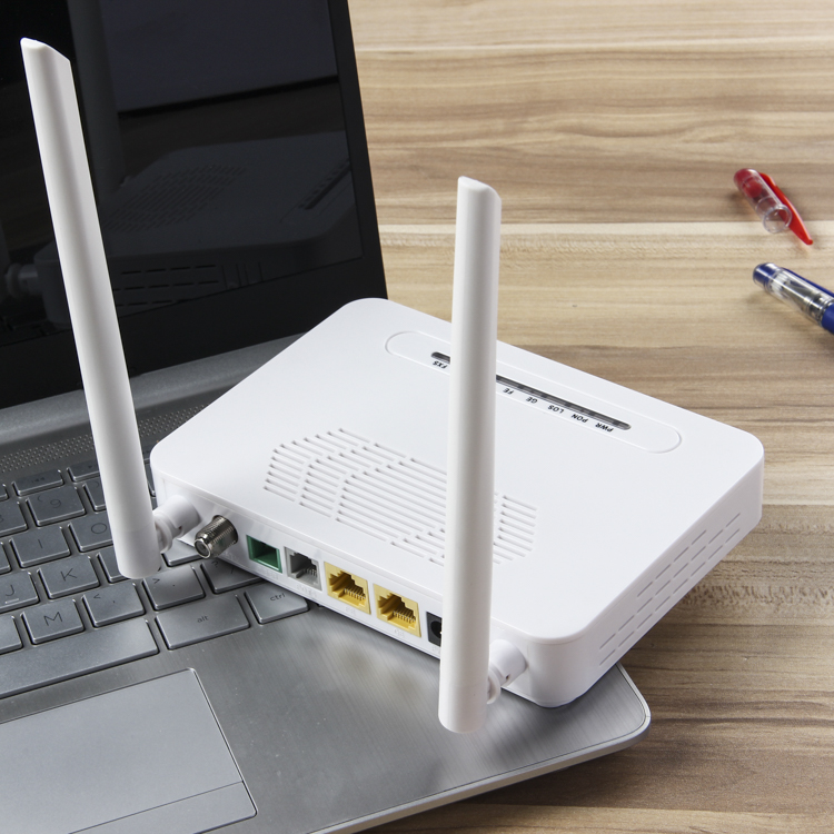 FTTH EPON Gpon Solution 2 LAN WIFI CATV POTS Xpon Ont Onu Router